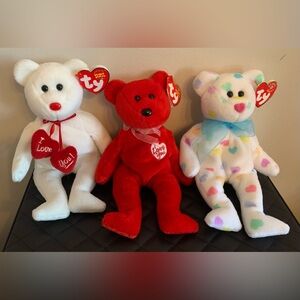 3 TY Beanie Babies